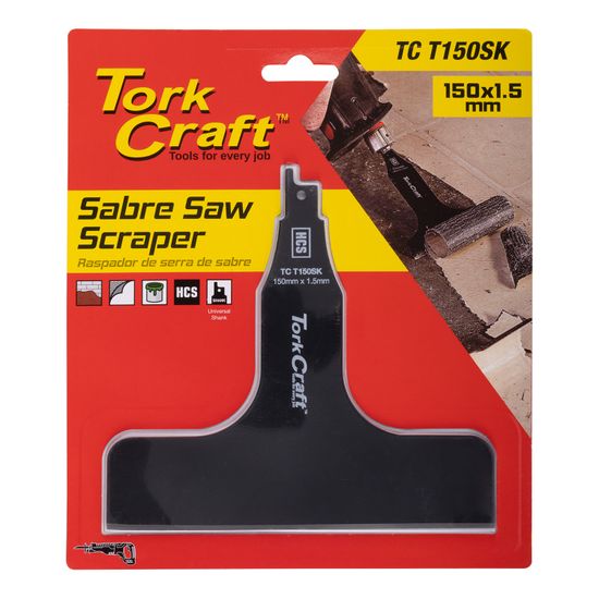 TORK CRAFT Sabre Saw Scraper Hcs 150mm X 1.5mm